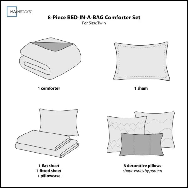 8-Piece Bed in a Bag