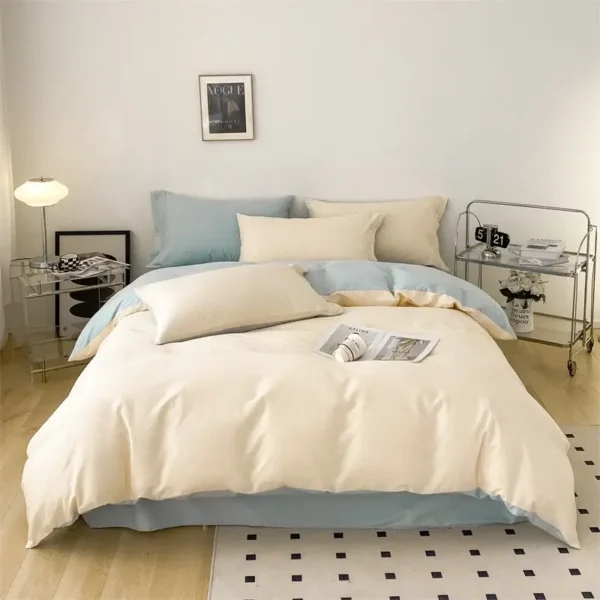 04-piece Cotton Bed Set
