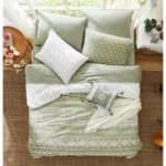 Green Boho Comforter