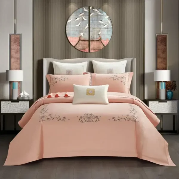 Bamboo Embroidery Bedding Set