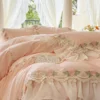 Soft Cotton French Wedding Bedding Set