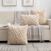 Faux Wool Throw Pillow Covers