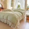 Soft Cotton French Wedding Bedding Set