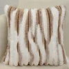 Double-Sided Faux Fur Plush Cushion Cover