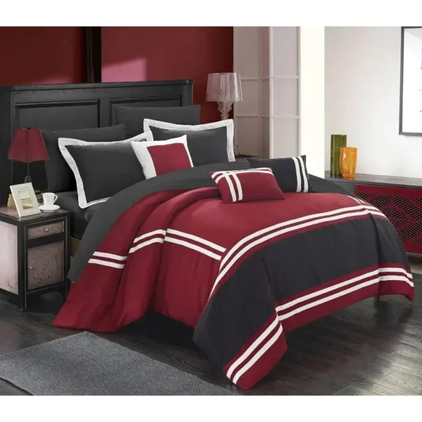 10 Piece Luxurious Comforter Bedding set
